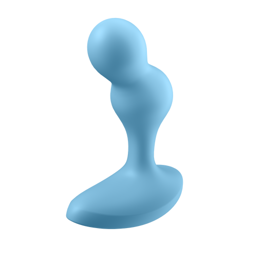 Satisfyer - Deep Diver - Vibrerende Buttplug - Met App Control - Lichtblauw-Erotiekvoordeel.nl