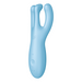 Satisfyer - Threesome 4 - Multifunctionele Vibrator Met 3 Voelsprieten - Blauw-Erotiekvoordeel.nl