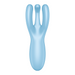 Satisfyer - Threesome 4 - Multifunctionele Vibrator Met 3 Voelsprieten - Blauw-Erotiekvoordeel.nl
