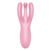 Satisfyer - Threesome 4 - Multifunctionele Vibrator Met 3 Voelsprieten - Roze-Erotiekvoordeel.nl