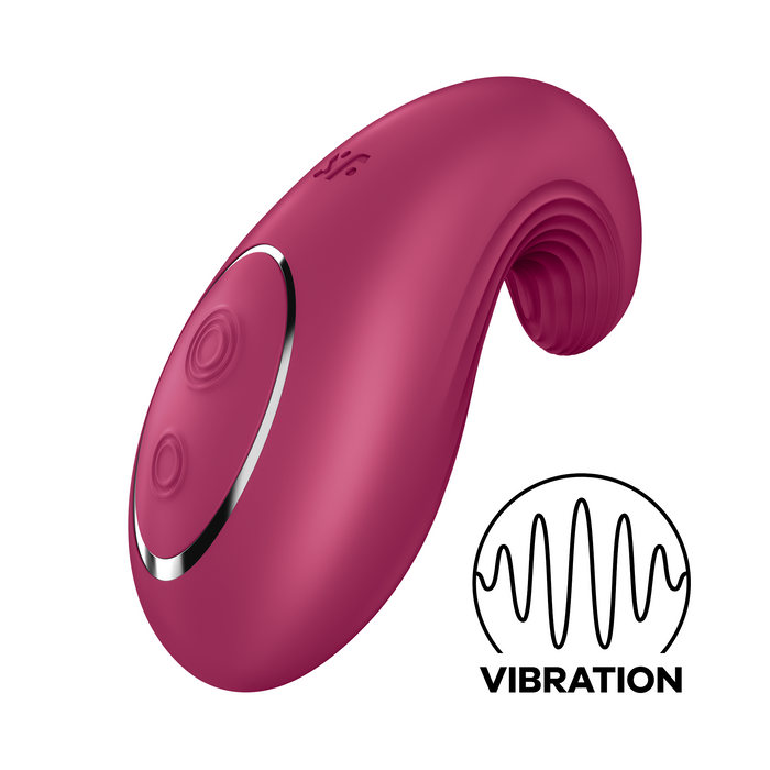 Satisfyer - Dipping Delight - Clitoris Vibrator - Rood-Erotiekvoordeel.nl