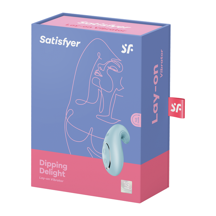Satisfyer - Dipping Delight - Clitoris Vibrator - Lichtblauw-Erotiekvoordeel.nl