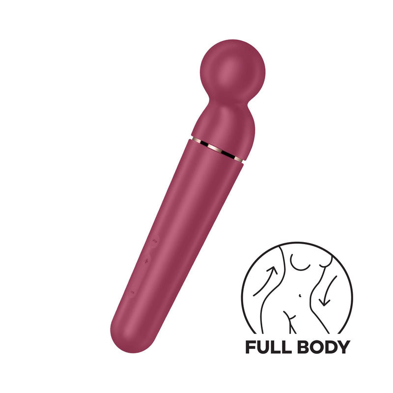 Satisfyer - Planet Wand-er - Wand Vibrator - Rood-Erotiekvoordeel.nl