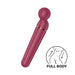 Satisfyer - Planet Wand-er - Wand Vibrator - Rood-Erotiekvoordeel.nl