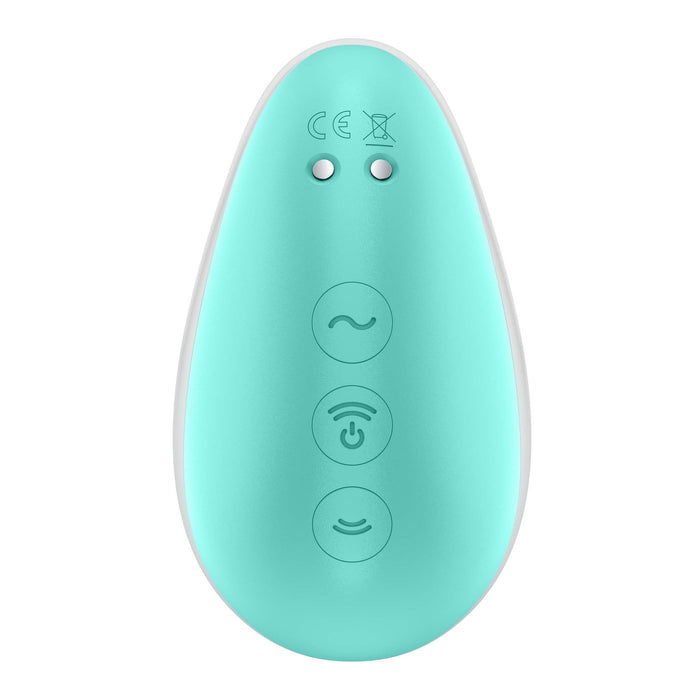 Satisfyer - Pixie Dust - Luchtdruk Vibrator met Vibratie - Roze/Mint-Erotiekvoordeel.nl