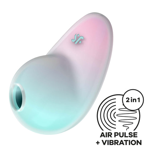 Satisfyer - Pixie Dust - Luchtdruk Vibrator met Vibratie - Roze/Mint-Erotiekvoordeel.nl
