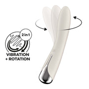 Satisfyer - Spinning Vibe 1 - Roterende Vibrator - Beige-Erotiekvoordeel.nl