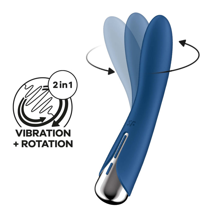Satisfyer - Spinning Vibe 1 - Roterende Vibrator - Blauw-Erotiekvoordeel.nl