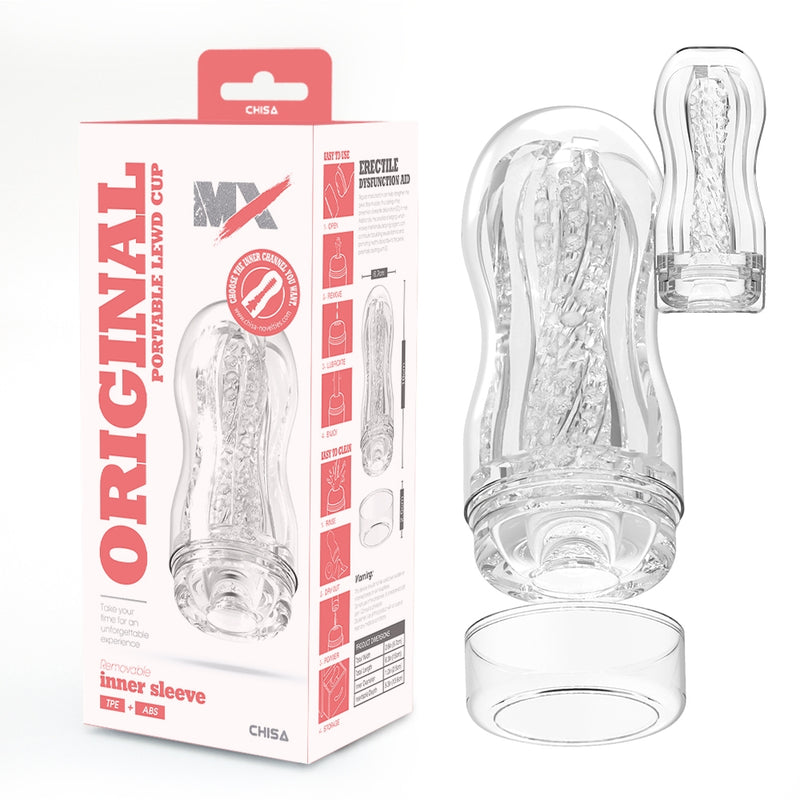 Chisa - Original Portable Lewd Cup - Cup Masturbator - Transparant-Erotiekvoordeel.nl
