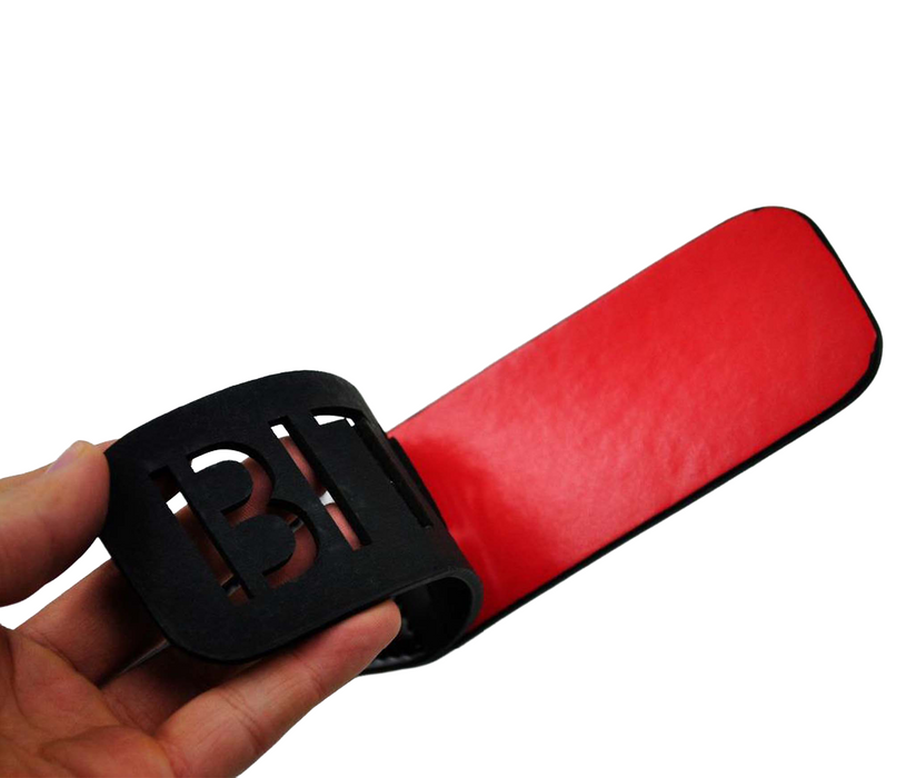 Smart Moves - Dubbele Paddle BITCH - 32cm - Rood/Zwart-Erotiekvoordeel.nl