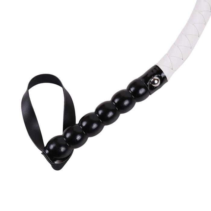 Smart Moves - Mahogany Single Tail Zweep - 91 cm - Wit-Erotiekvoordeel.nl