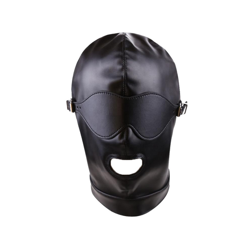 Fixxx - Hood met Afneembaar Oogmasker - Zwart-Erotiekvoordeel.nl