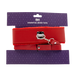 Smart Moves - Bont Gevoerde Collar met Leiband - Rood-Erotiekvoordeel.nl