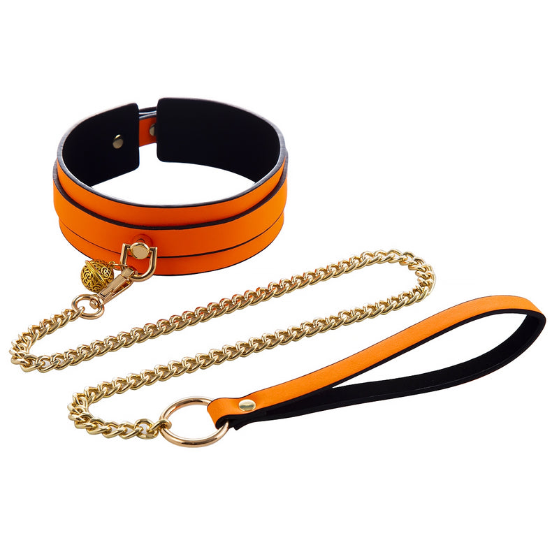 Smart Moves - Collar - Glow-in-the-Dark Oranje-Erotiekvoordeel.nl