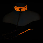 Smart Moves - Collar - Glow-in-the-Dark Oranje-Erotiekvoordeel.nl
