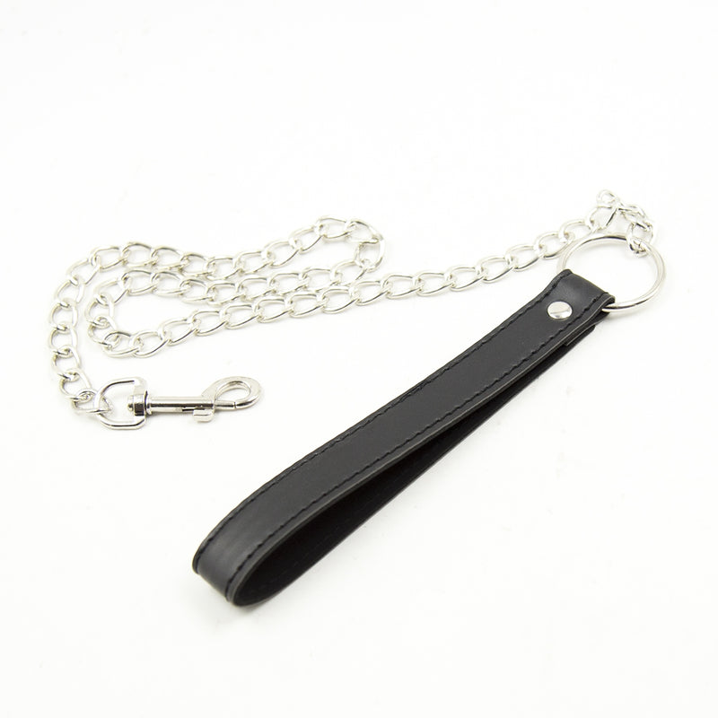 Smart Moves - Leiband met Ketting - Zwart-Erotiekvoordeel.nl