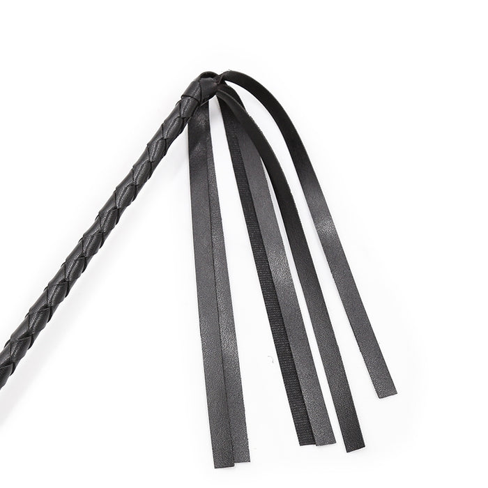 Smart Moves - Rijzweepje met Sliertjes - 65 cm - Zwart-Erotiekvoordeel.nl