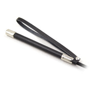 Smart Moves - Lederen Paardrijzweepje - Dubbele Flap - 54 cm - Zwart-Erotiekvoordeel.nl