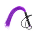 Smart Moves - Mini Flogger - Siliconen Strengen - Kralen Handvat - 21 cm - Paars-Erotiekvoordeel.nl