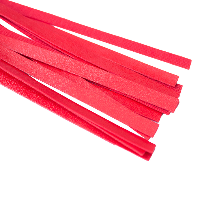 Smart Moves - Eenvoudige Flogger - PU Leer - 45 cm - Rood-Erotiekvoordeel.nl