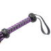 Smart Moves - Gevlochten Flogger - Cat O Nine - 73 cm - Zwart/Paars-Erotiekvoordeel.nl