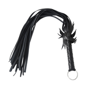 Smart Moves - Flogger met Deco - 45 cm - Zwart-Erotiekvoordeel.nl