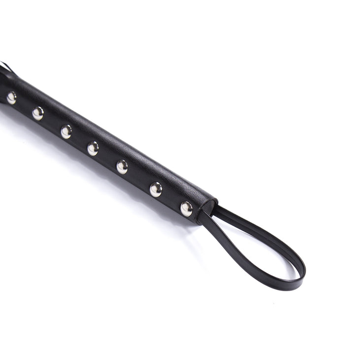 Smart Moves - Studded Flogger - 60 cm - Zwart-Erotiekvoordeel.nl