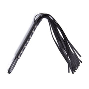 Smart Moves - Studded Flogger - 60 cm - Zwart-Erotiekvoordeel.nl