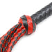 Smart Moves - Flogger met Gevlochten Strengen 78 cm - Zwart/Rood-Erotiekvoordeel.nl