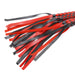 Smart Moves - Flogger met Gevlochten Strengen 78 cm - Zwart/Rood-Erotiekvoordeel.nl