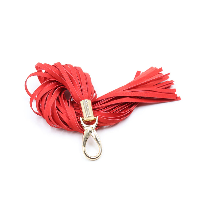 Smart Moves - Flogger aan Karabijnhaak - 32 cm - Rood-Erotiekvoordeel.nl