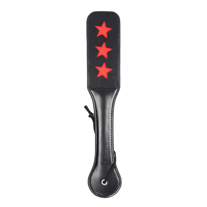 Smart Moves - STAR Dubbellaagse Paddle - 32 cm - Zwart/Rood-Erotiekvoordeel.nl