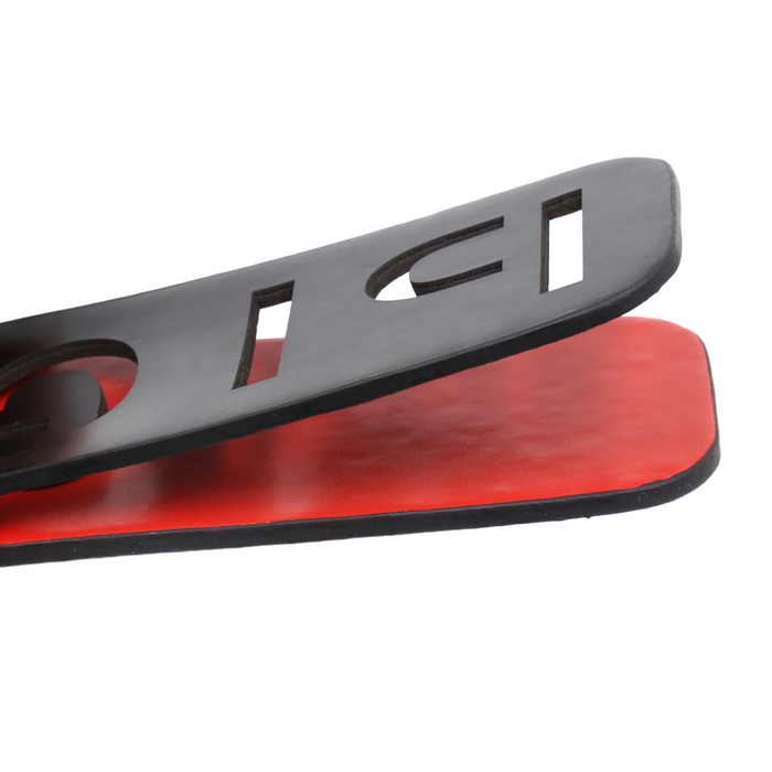 Smart Moves - PIG Dubbellaagse Paddle - 32 cm - Zwart/Rood-Erotiekvoordeel.nl