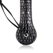Smart Moves - Rechte Paddle - Lakleer - 32 cm - Snake Print - Zwart-Erotiekvoordeel.nl