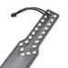 Smart Moves - Rechte Paddle - Handvat met Studs - PU Leer - Zwart-Erotiekvoordeel.nl