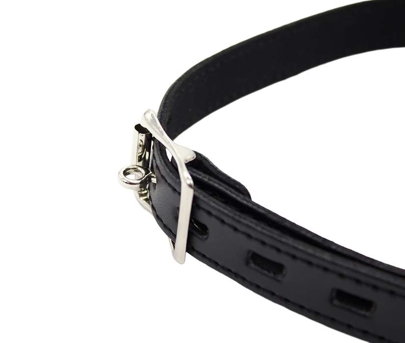 Smart Moves - Afsluitbare Siliconen Ball Gag - Zwart-Erotiekvoordeel.nl