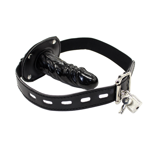 Smart Moves - Dildo Gag - Klein - Zwart-Erotiekvoordeel.nl