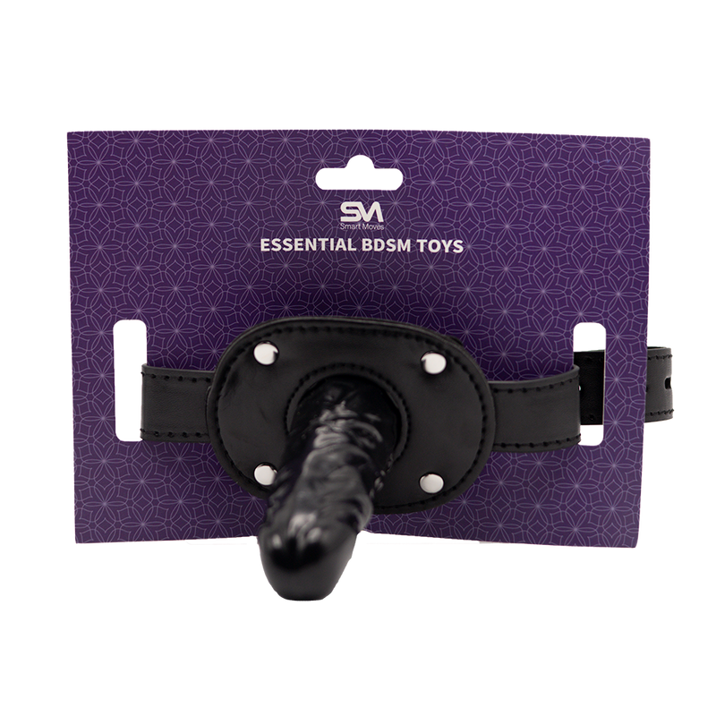Smart Moves - Dildo Gag - Groot - Zwart-Erotiekvoordeel.nl