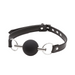Smart Moves - Luxueuze Ball Gag - Zwart/Zilver-Erotiekvoordeel.nl