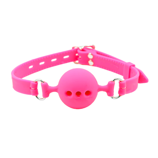 Smart Moves - Silicone Ball Gag - Roze-Erotiekvoordeel.nl