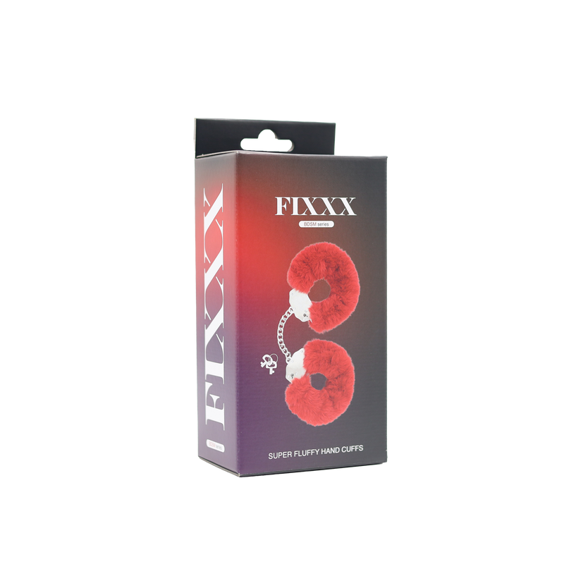 Fixxx - Super Fluffy Handboeien met Bont - Rood