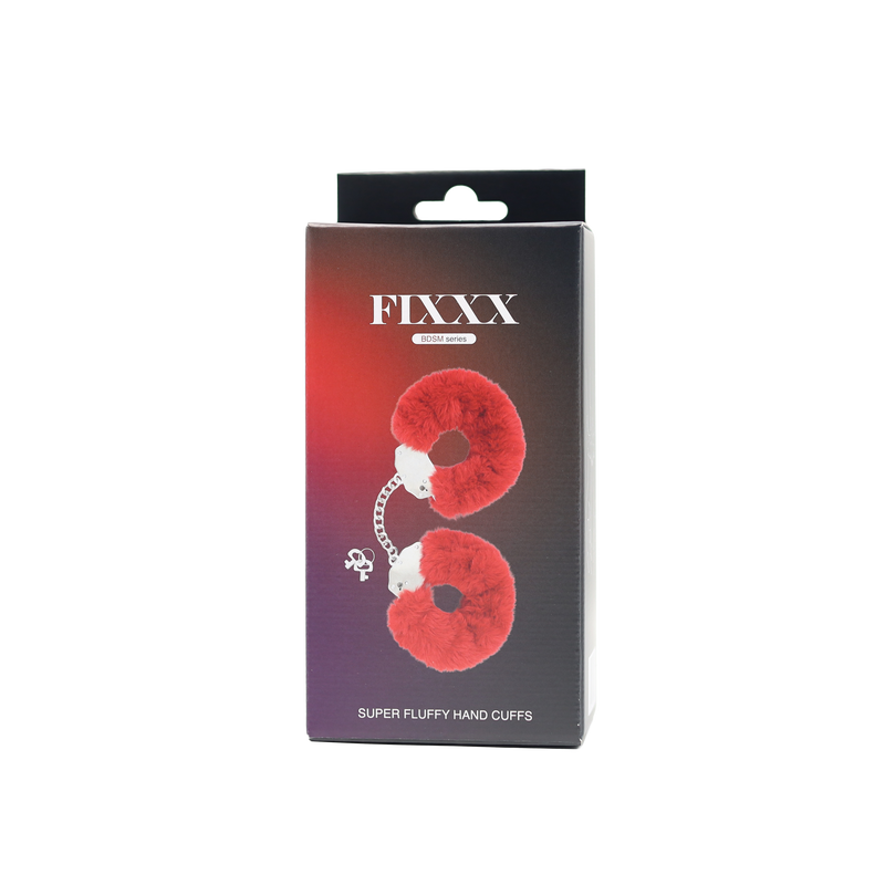 Fixxx - Super Fluffy Handboeien met Bont - Rood