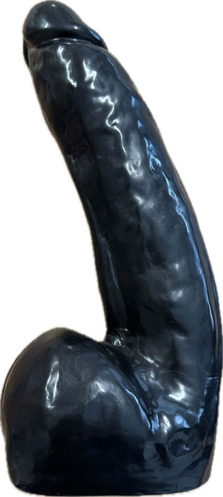 Being Fetish - PVC Dildo - 29 cm - Zwart-Erotiekvoordeel.nl