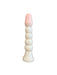 Being Fetish - Anaal Plug met Ribbels - 14,5 cm - Beige/Roze-Erotiekvoordeel.nl
