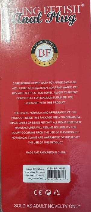 Being Fetish - Anaal Plug met Ribbels - 14,5 cm - Beige/Roze-Erotiekvoordeel.nl