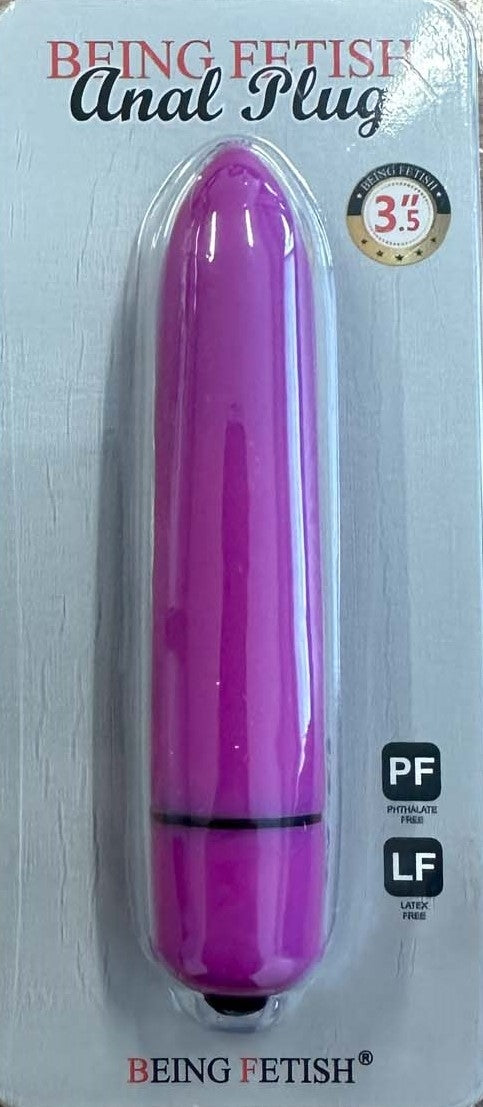 Being Fetish - Multi Speed Bullet Vibrator - 9 cm - Paars-Erotiekvoordeel.nl