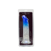 Deep Desire - Transparante Dildo - TPR - 22 cm - Transparant/Blauw-Erotiekvoordeel.nl