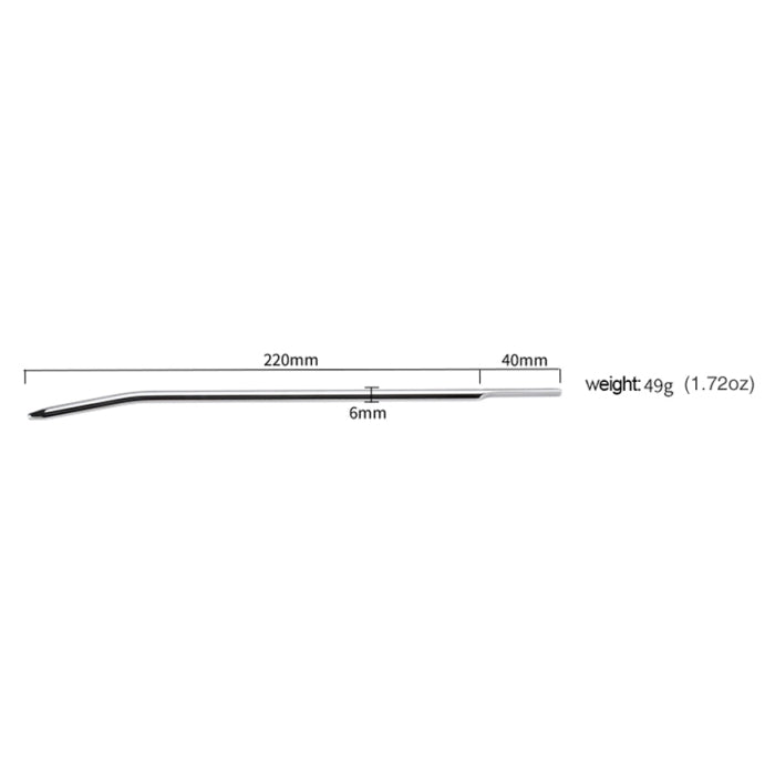 Fixxx - Urethrale Dilator - Lengte 22 cm - Zilver-Erotiekvoordeel.nl