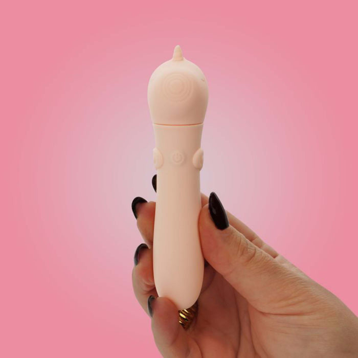 Unihorn Bullet Vibrator - Heart Throb - Roze-Erotiekvoordeel.nl