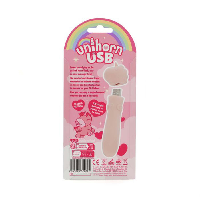 Unihorn Bullet Vibrator - Heart Throb - Roze-Erotiekvoordeel.nl